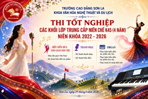 Thi tốt nghiệp khối Trung cấp niên chế K45 (4 năm) ngành Nghệ thuật năm học 2025 – 2026
